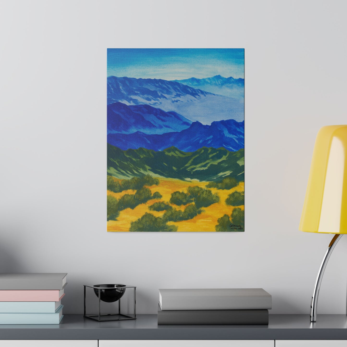 "Tucson Mountains", Matte Canvas, Stretched