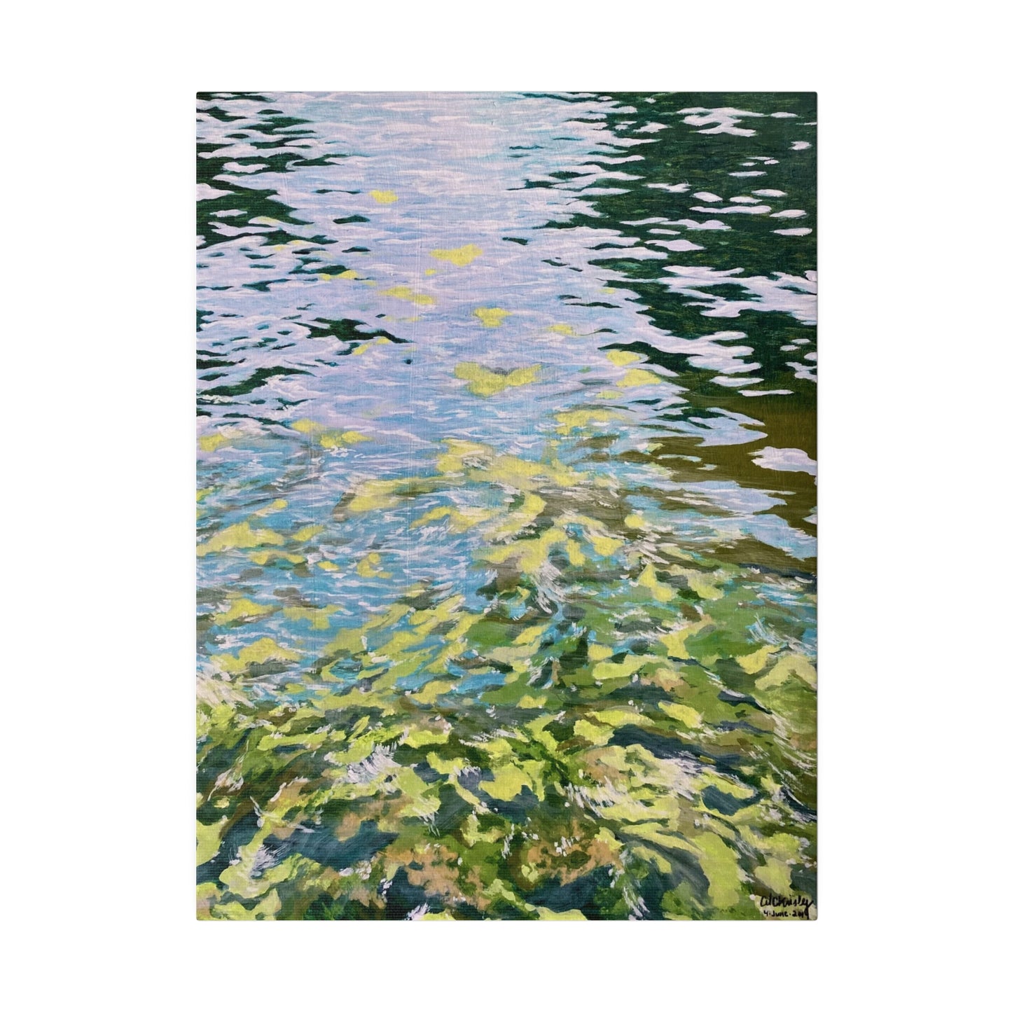 "Eau Des Calanques De Cassis", Matte Canvas, Stretched