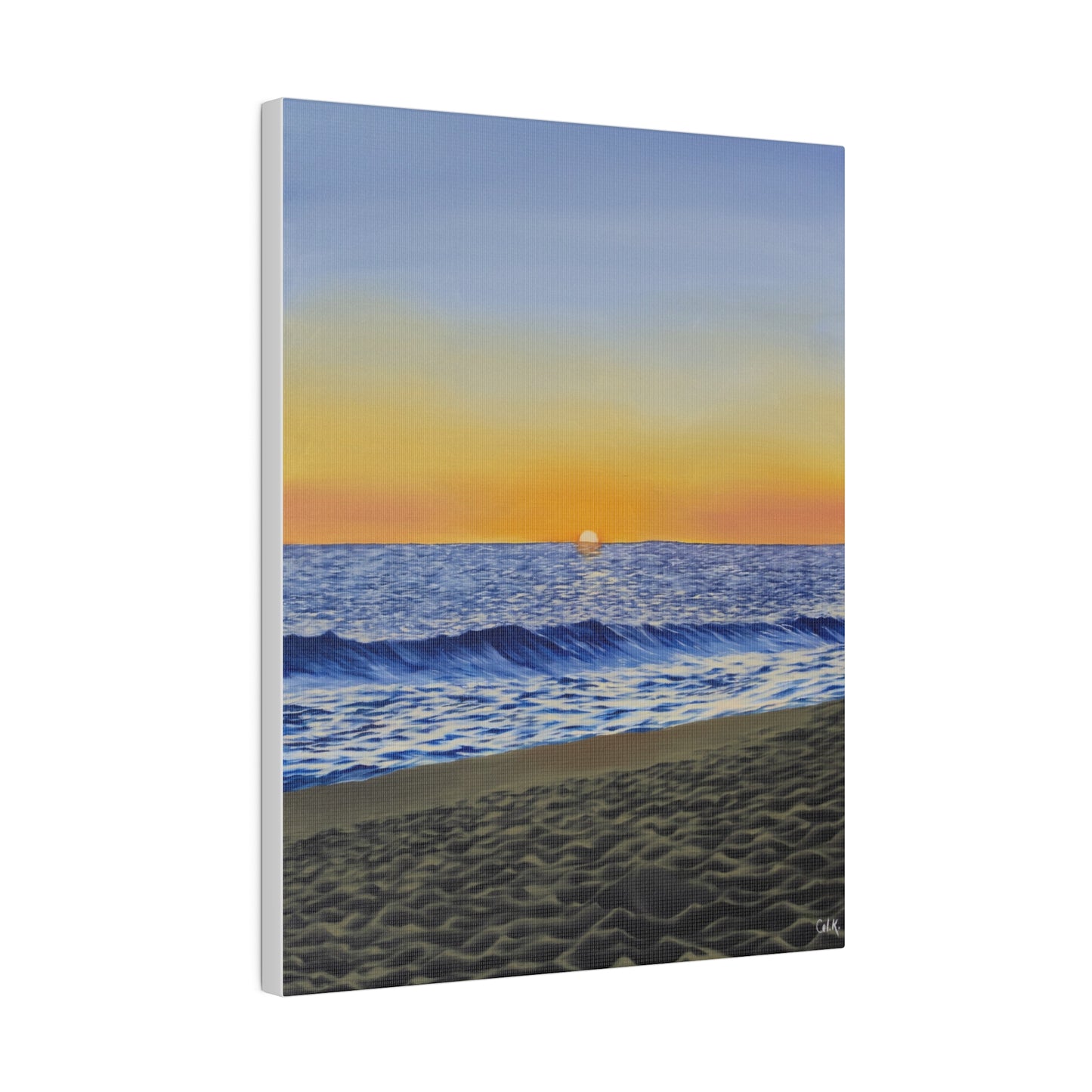 "Encinitas Beach", Matte Canvas, Stretched