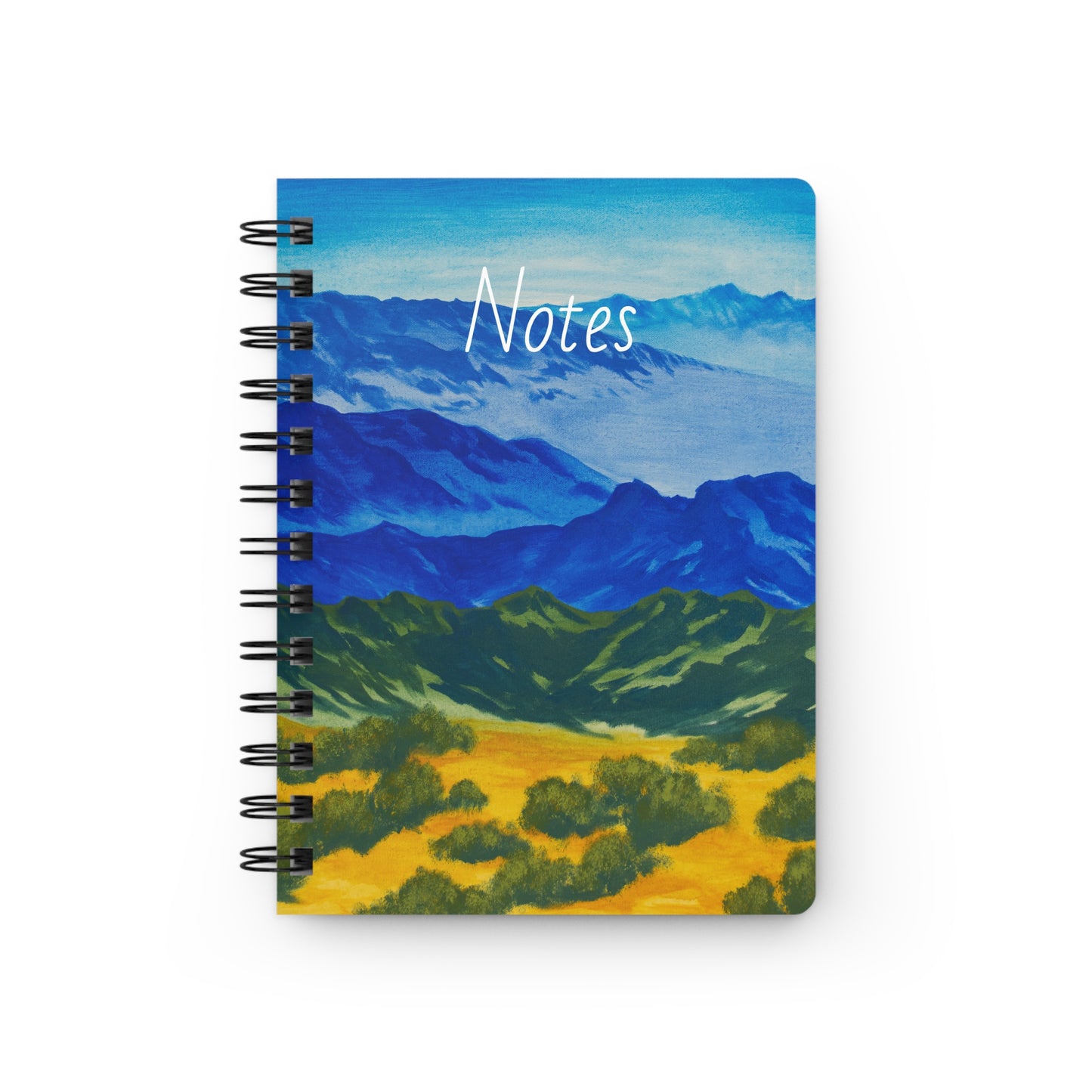 Spiral Bound Journal, "Tucson Mountains"