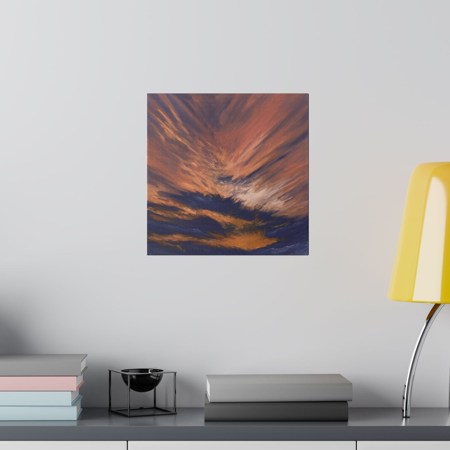 "New Mexico Sky Scrape", Matte Canvas, Stretched