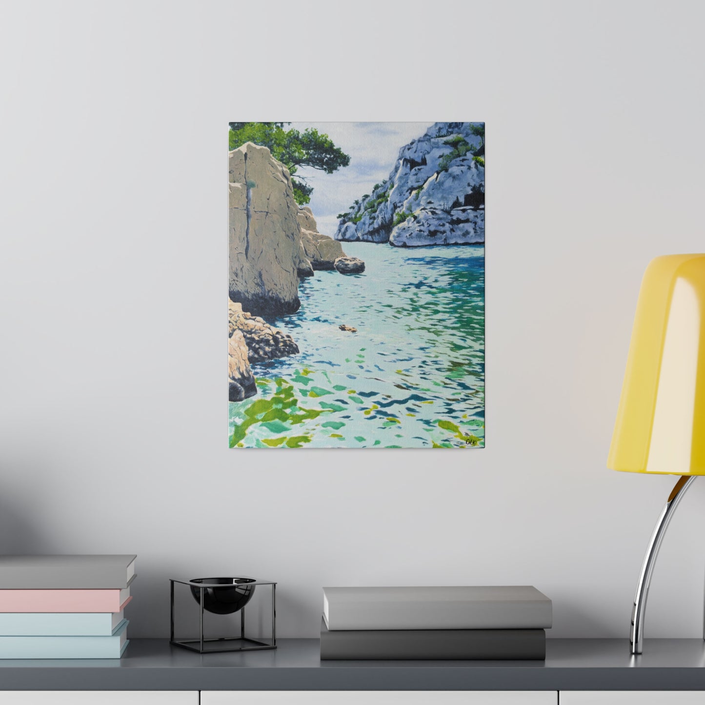 "Calanques De Cassis", Matte Canvas, Stretched