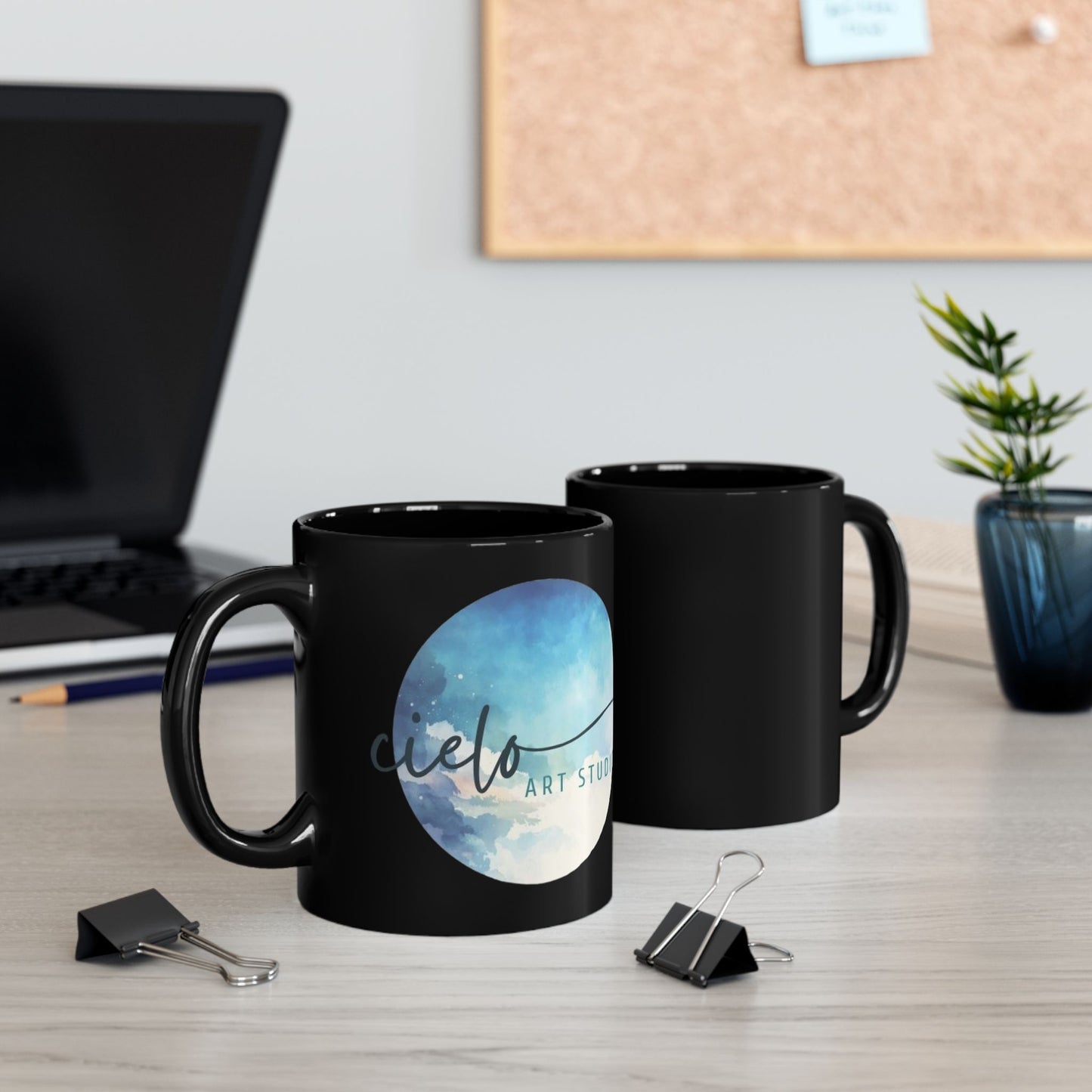 Black Mug with Logo