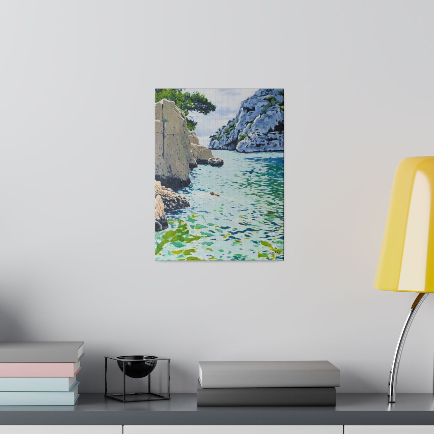 "Calanques De Cassis", Matte Canvas, Stretched