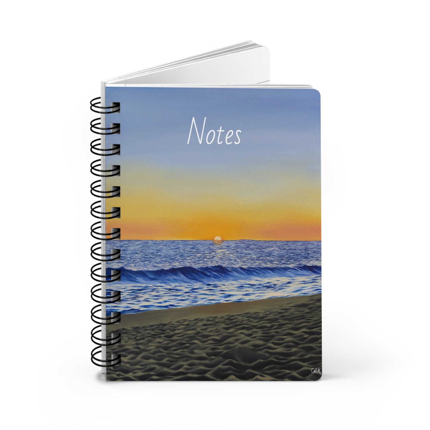 Spiral Bound Journal, "Encinitas Beach"
