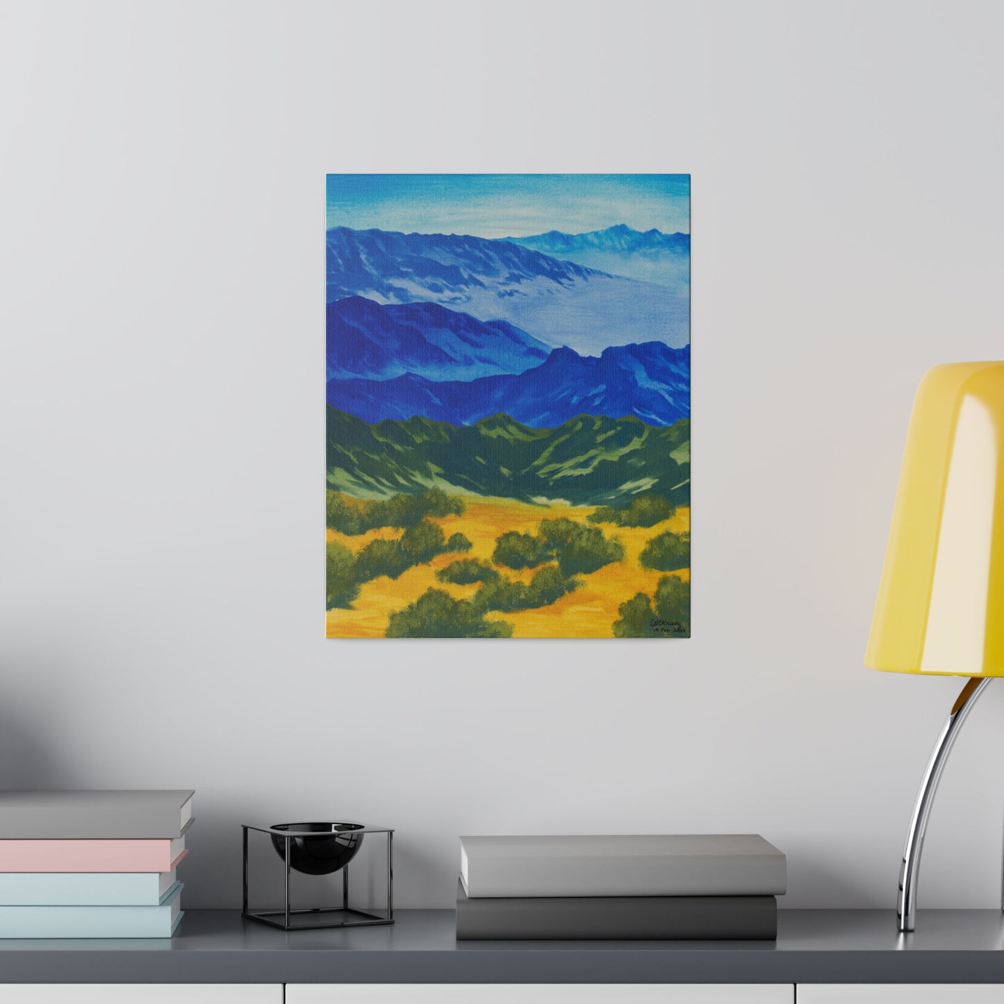 "Tucson Mountains", Matte Canvas, Stretched