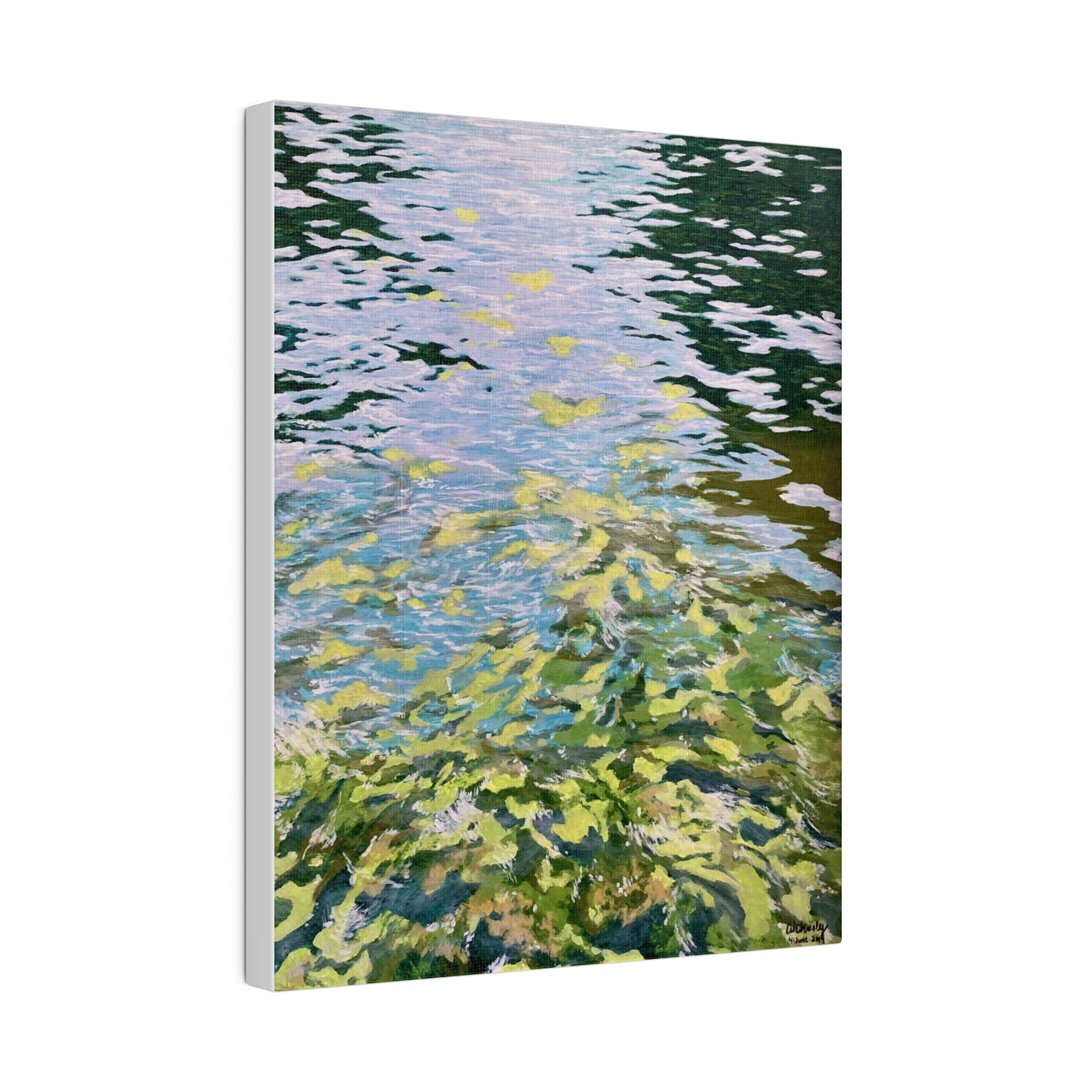 "Eau Des Calanques De Cassis", Matte Canvas, Stretched