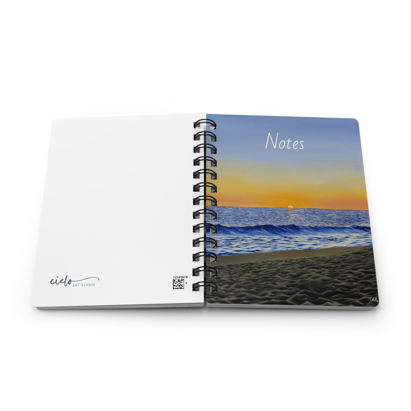 Spiral Bound Journal, "Encinitas Beach"