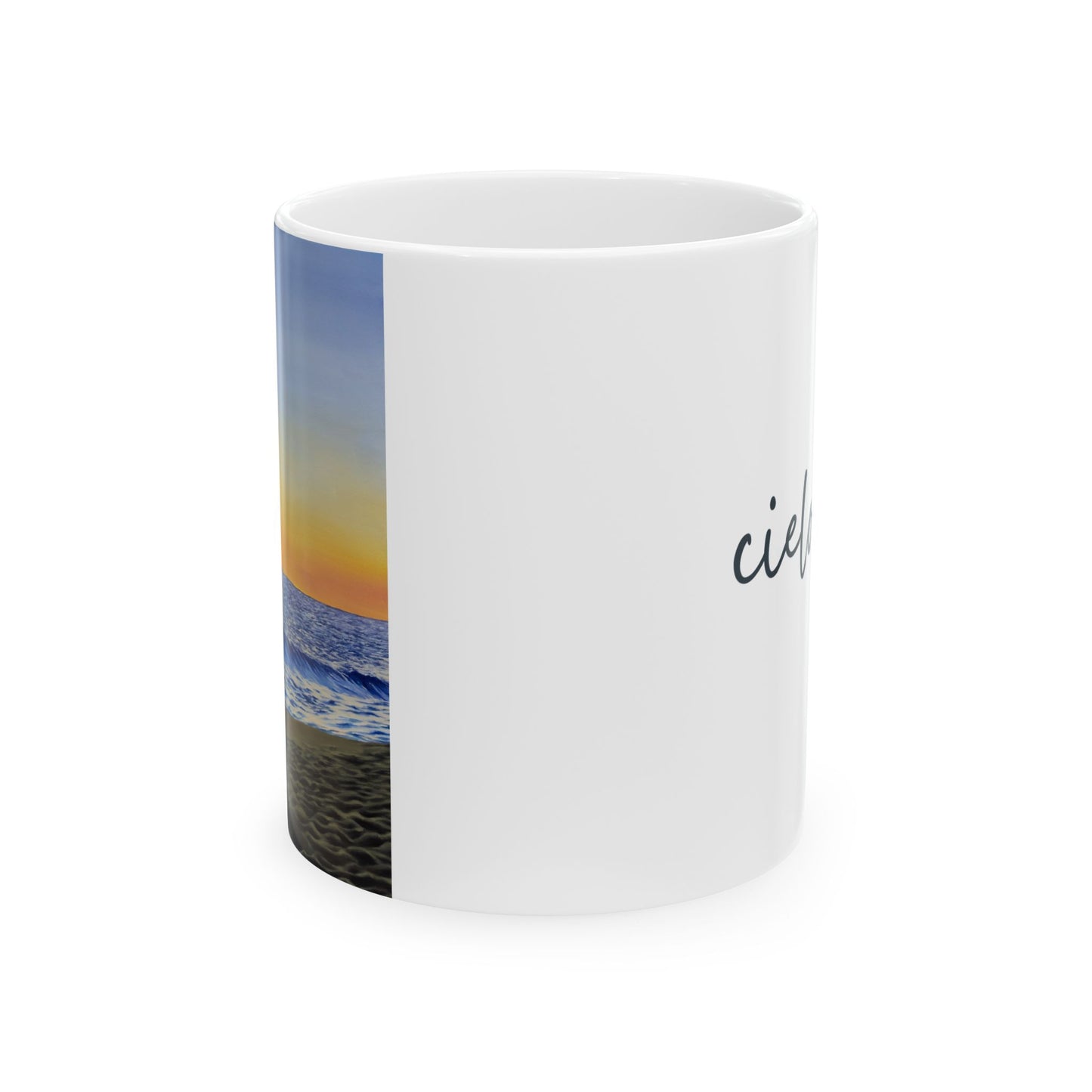 "Encinitas Beach" Ceramic Mug