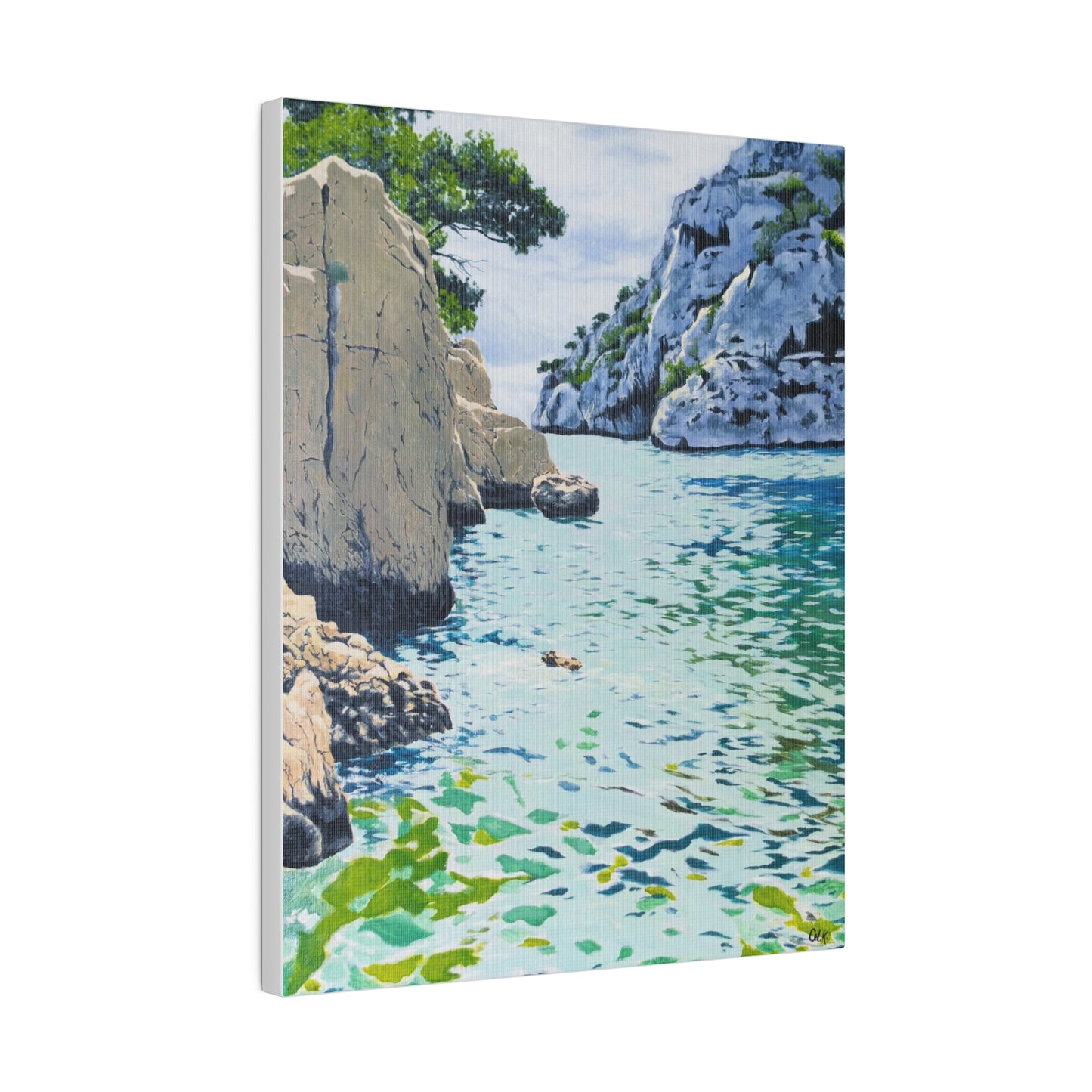 "Calanques De Cassis", Matte Canvas, Stretched