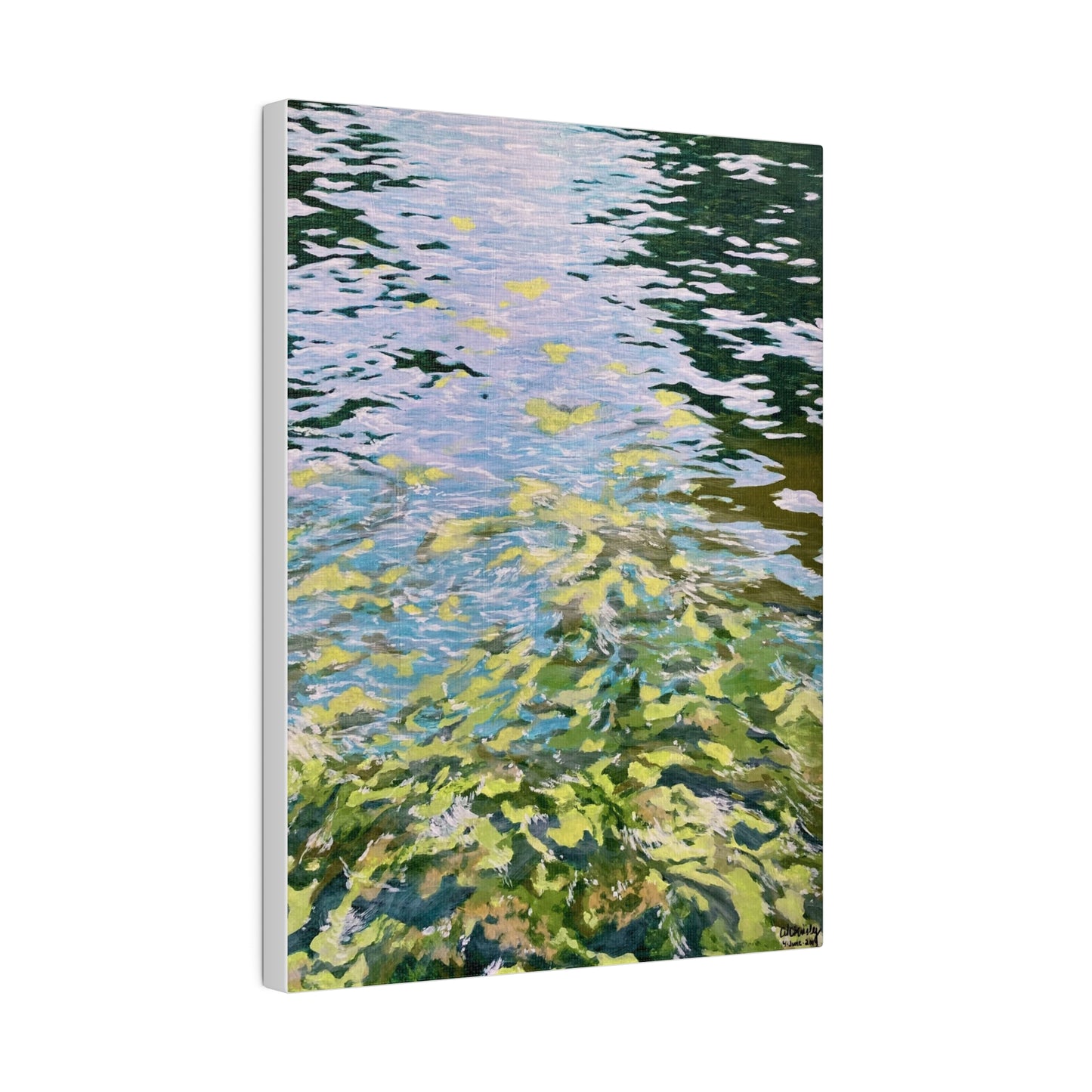 "Eau Des Calanques De Cassis", Matte Canvas, Stretched