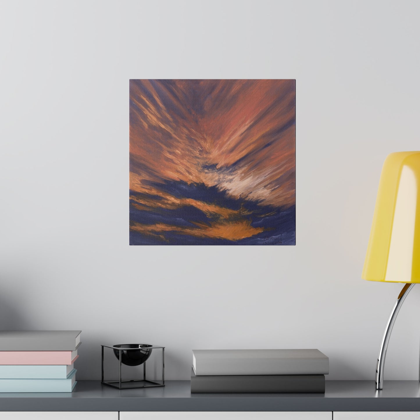 "New Mexico Sky Scrape", Matte Canvas, Stretched