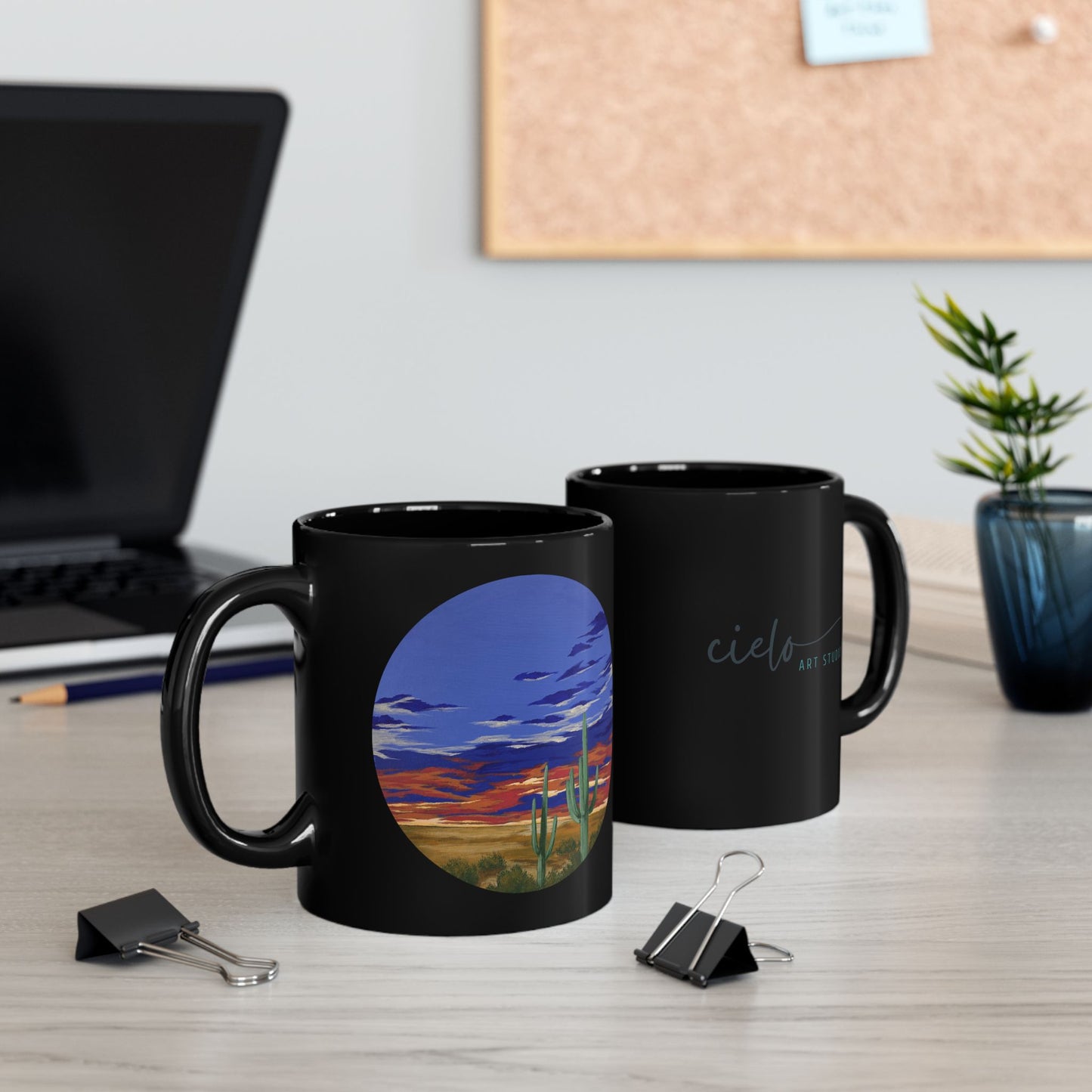 Black Mug, "Arizona Desert Landscape"