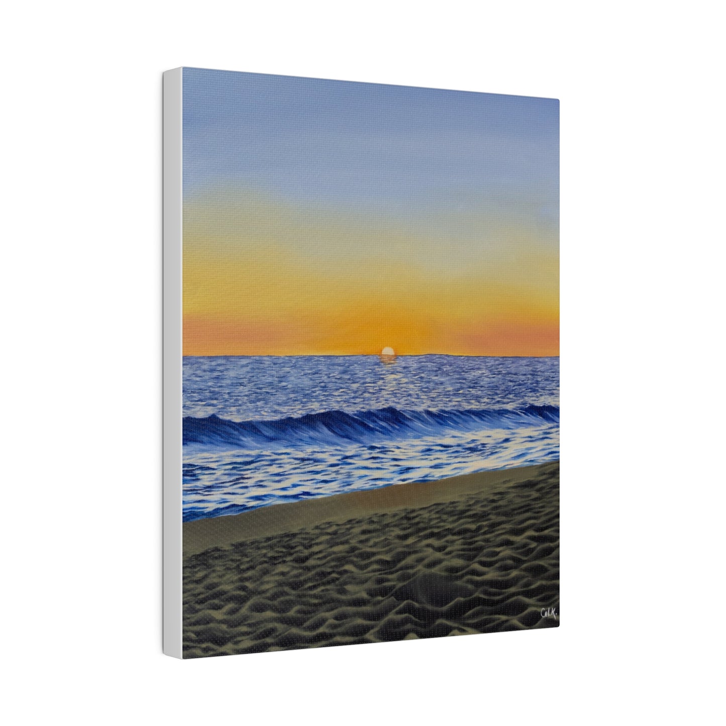 "Encinitas Beach", Matte Canvas, Stretched