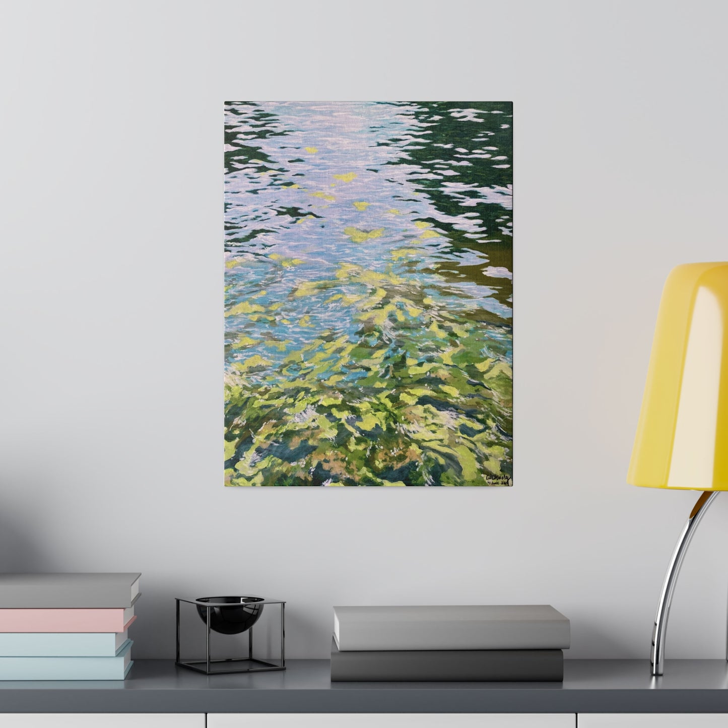 "Eau Des Calanques De Cassis", Matte Canvas, Stretched