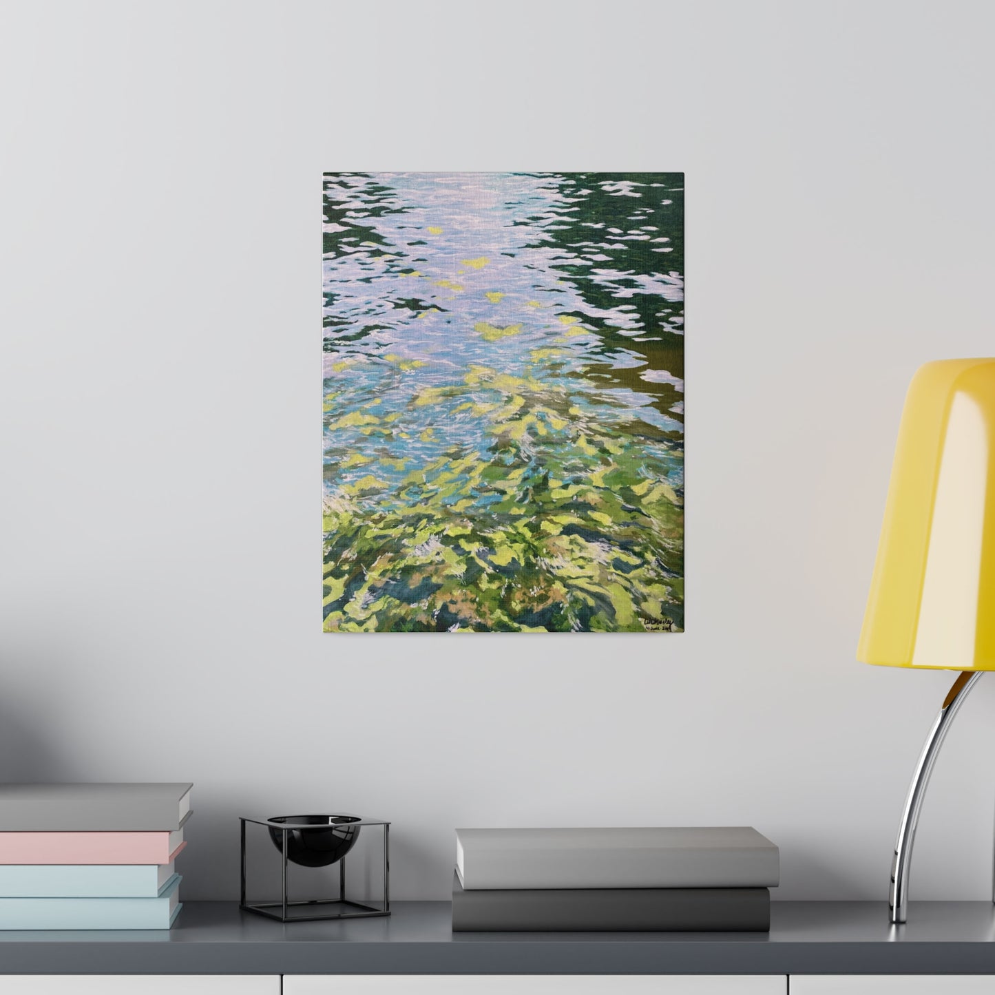 "Eau Des Calanques De Cassis", Matte Canvas, Stretched