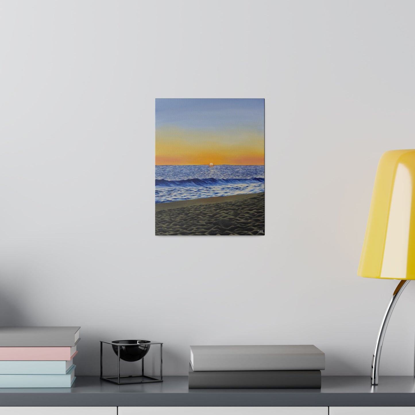 "Encinitas Beach", Matte Canvas, Stretched