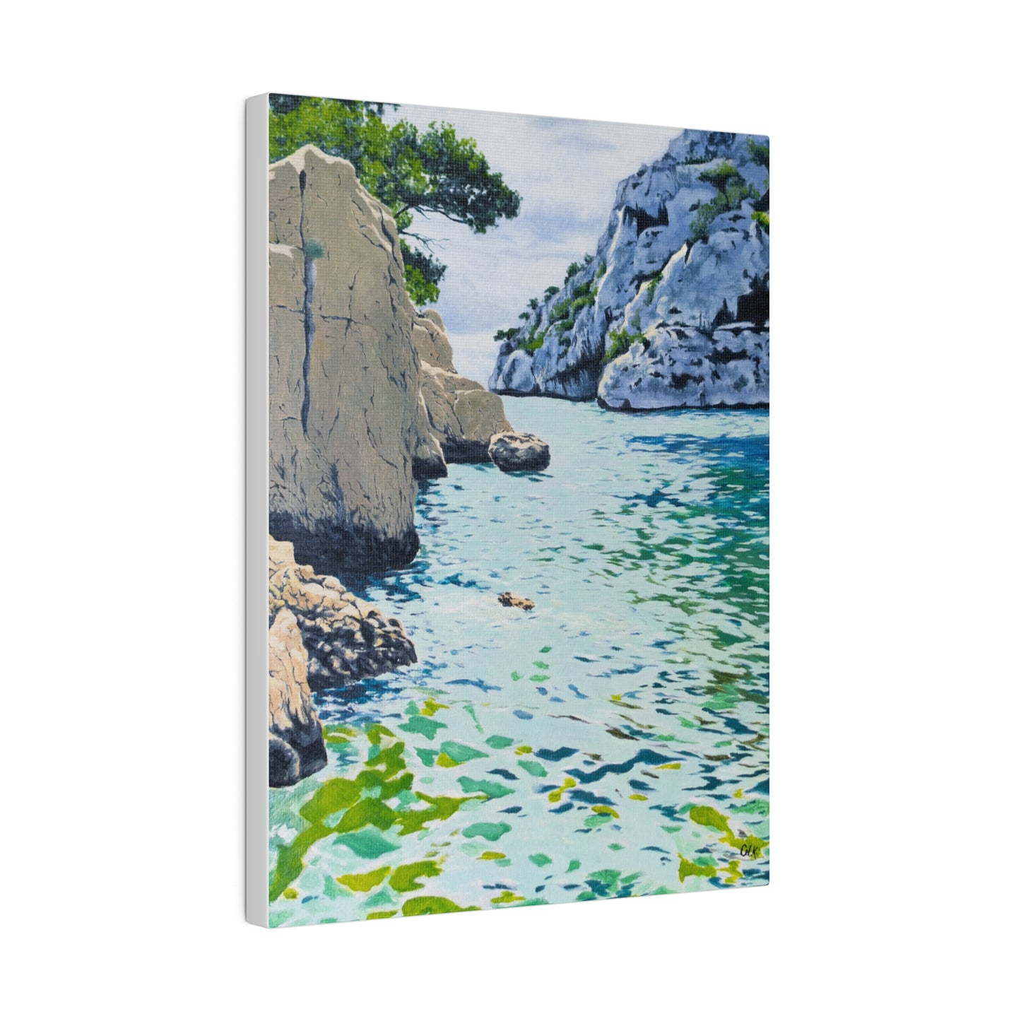 "Calanques De Cassis", Matte Canvas, Stretched