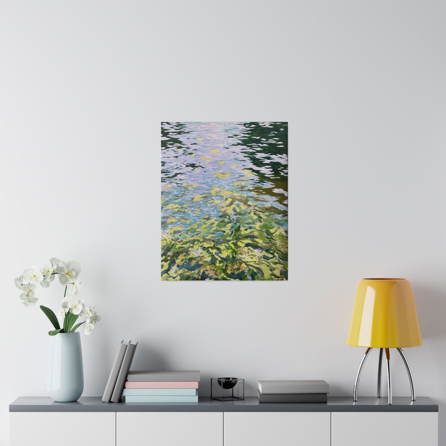 "Eau Des Calanques De Cassis", Matte Canvas, Stretched