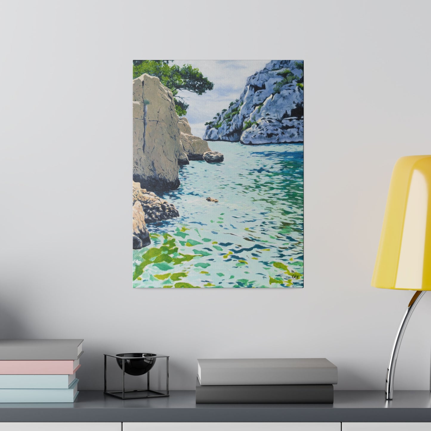 "Calanques De Cassis", Matte Canvas, Stretched