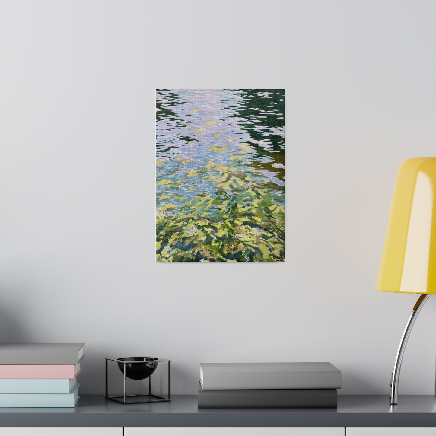 "Eau Des Calanques De Cassis", Matte Canvas, Stretched