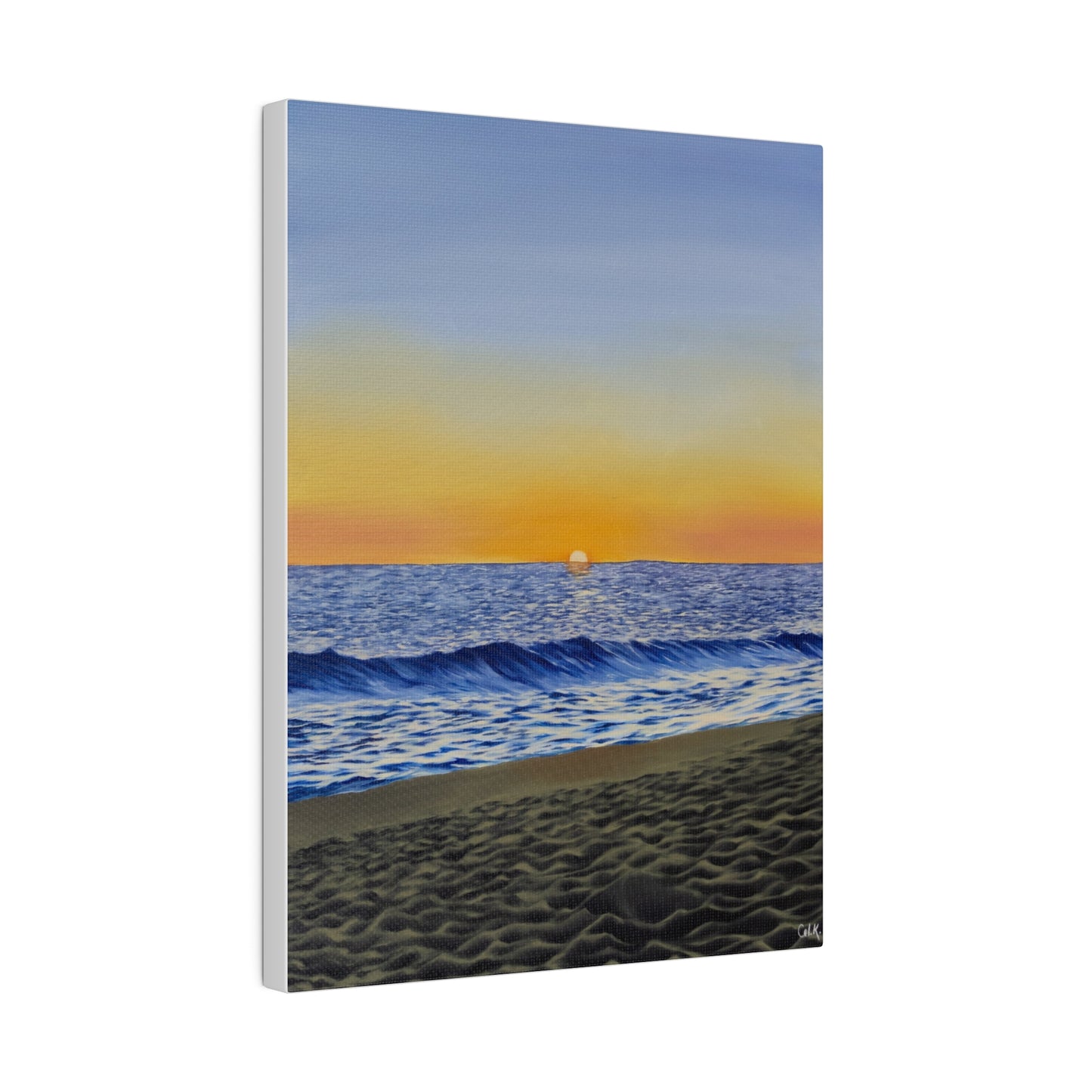 "Encinitas Beach", Matte Canvas, Stretched