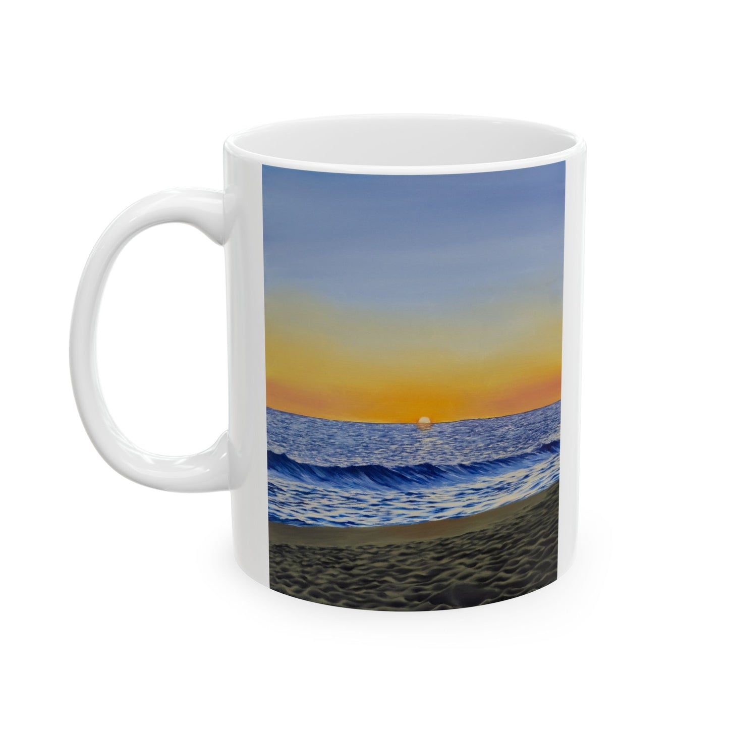 "Encinitas Beach" Ceramic Mug