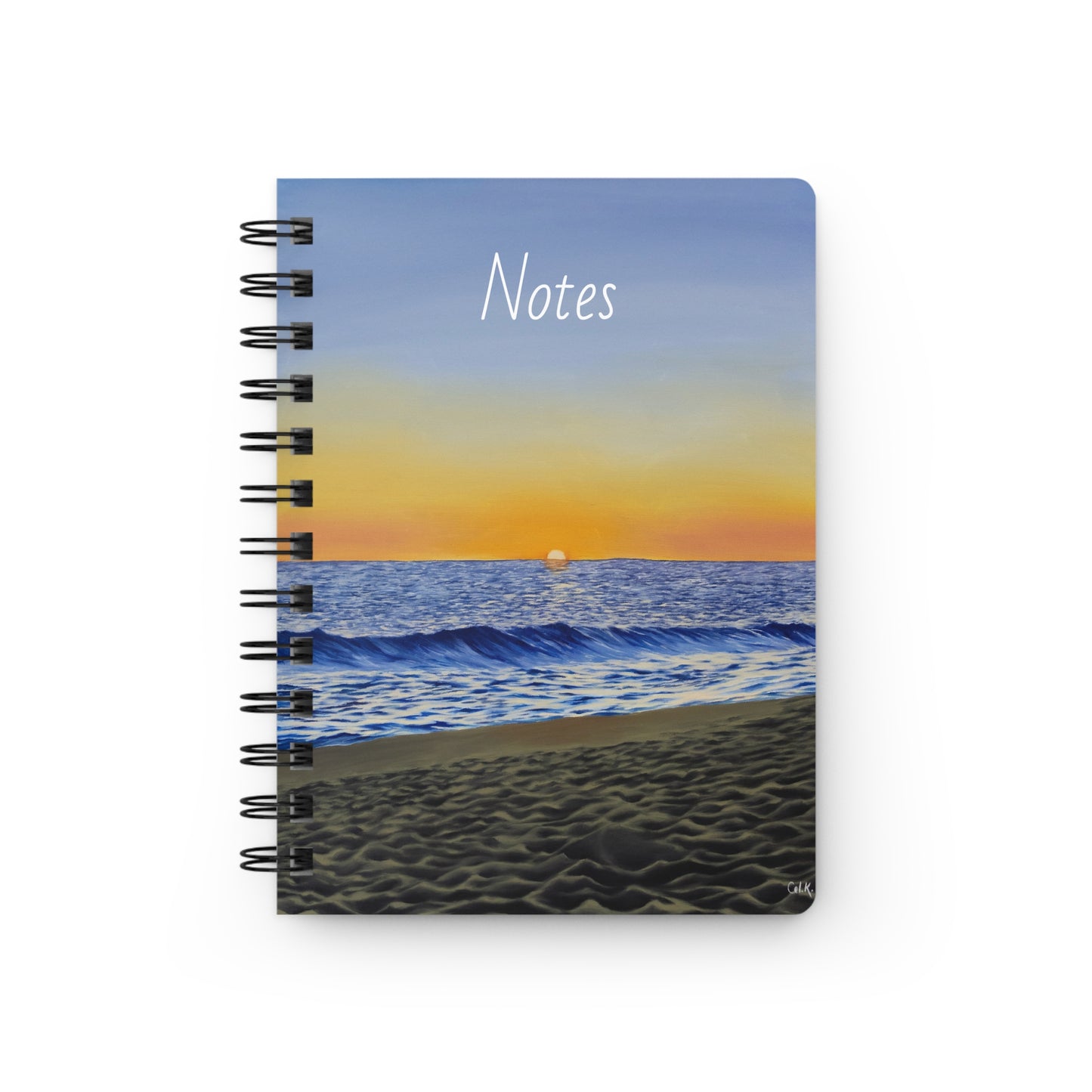 Spiral Bound Journal, "Encinitas Beach"