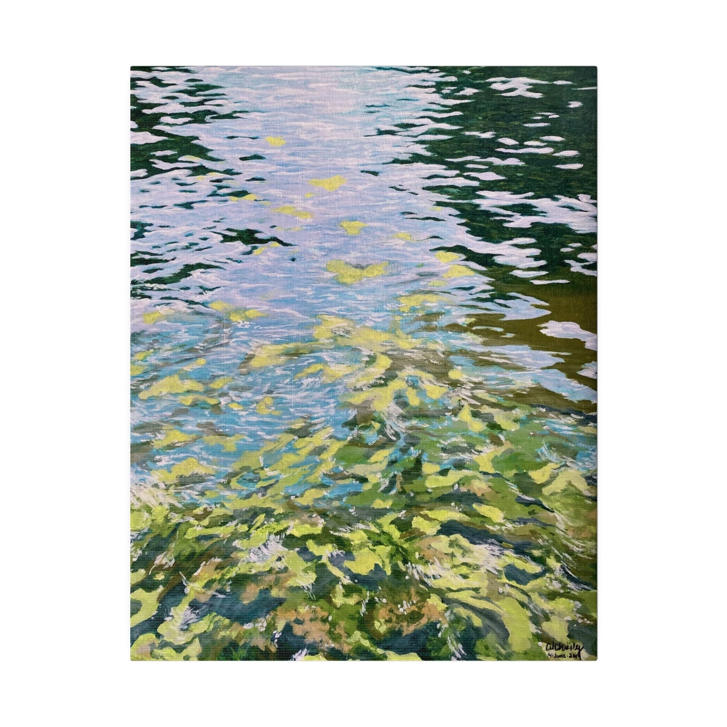 "Eau Des Calanques De Cassis", Matte Canvas, Stretched