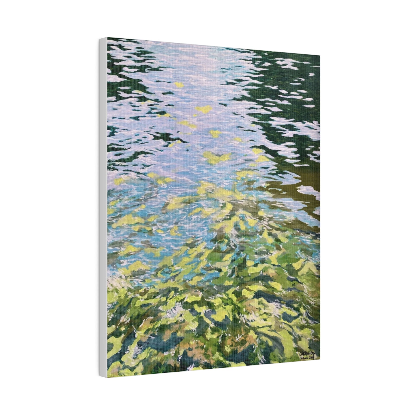 "Eau Des Calanques De Cassis", Matte Canvas, Stretched