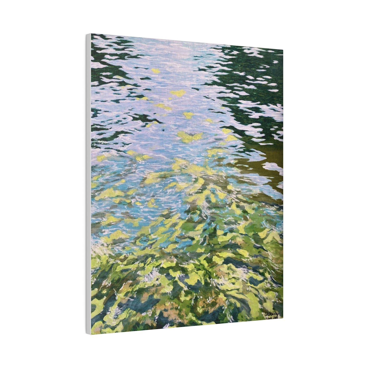 "Eau Des Calanques De Cassis", Matte Canvas, Stretched