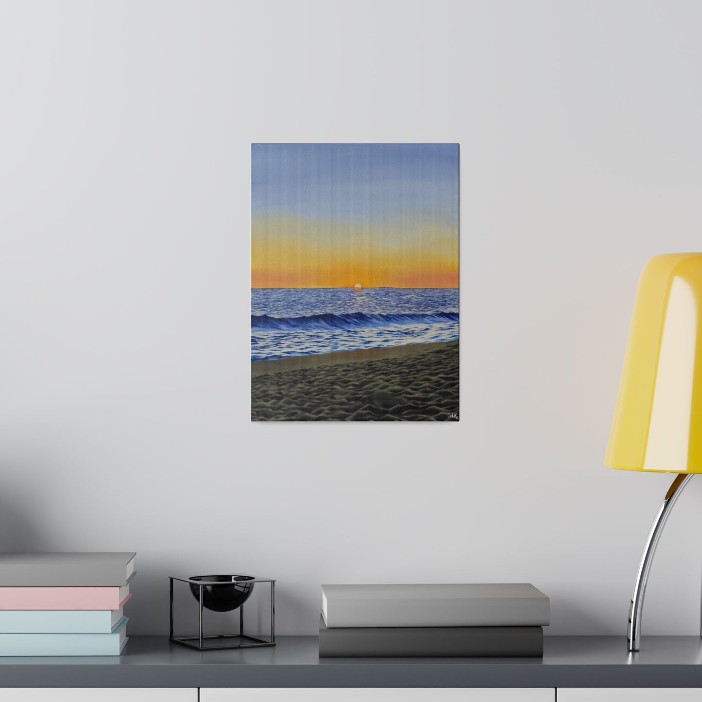 "Encinitas Beach", Matte Canvas, Stretched