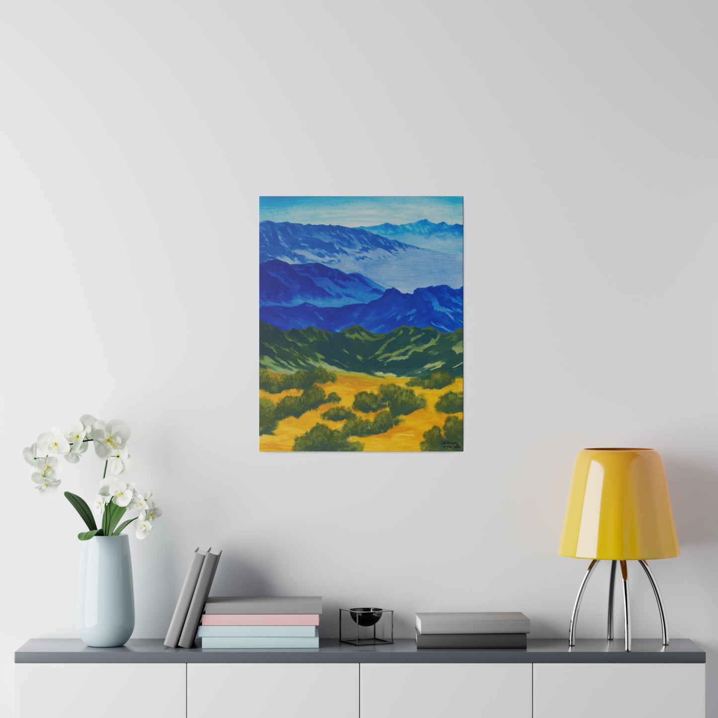 "Tucson Mountains", Matte Canvas, Stretched