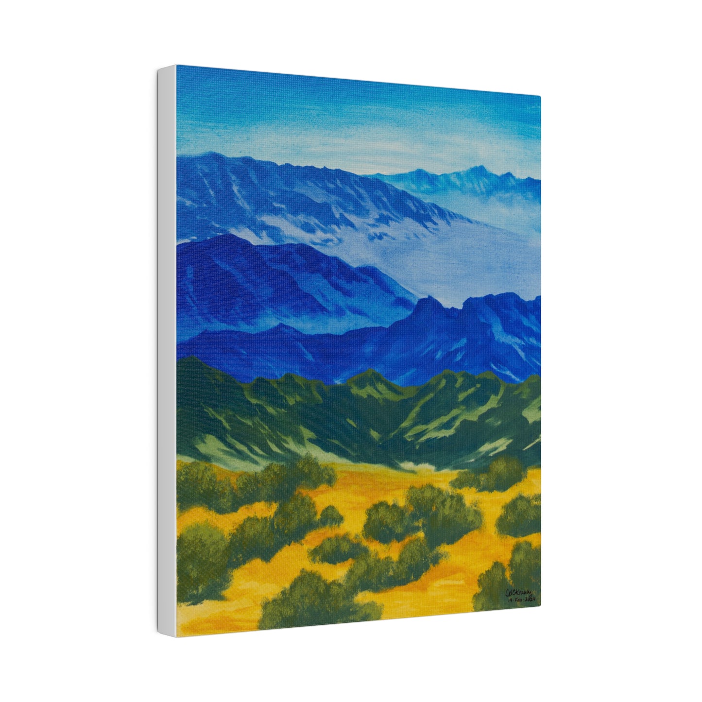 "Tucson Mountains", Matte Canvas, Stretched