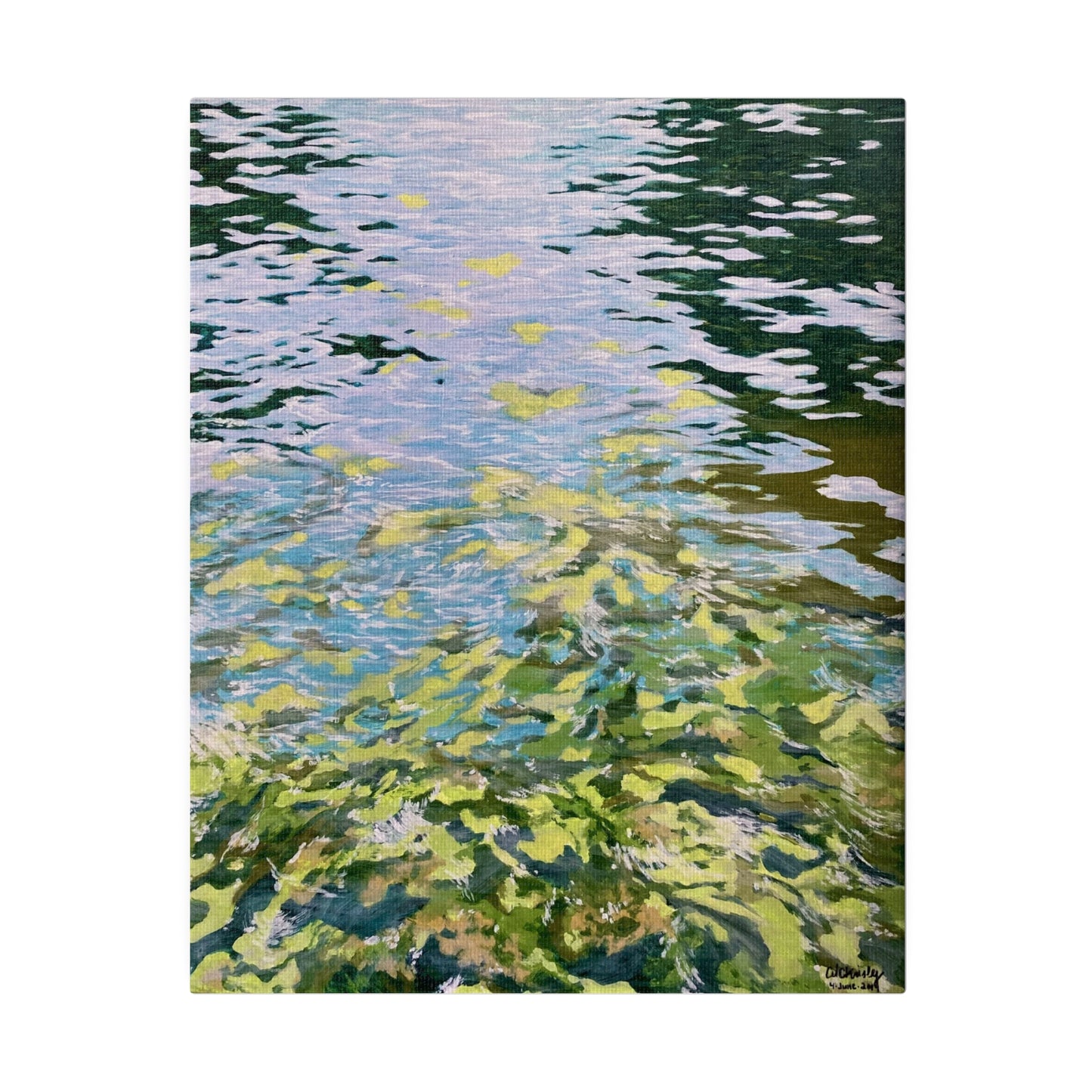 "Eau Des Calanques De Cassis", Matte Canvas, Stretched