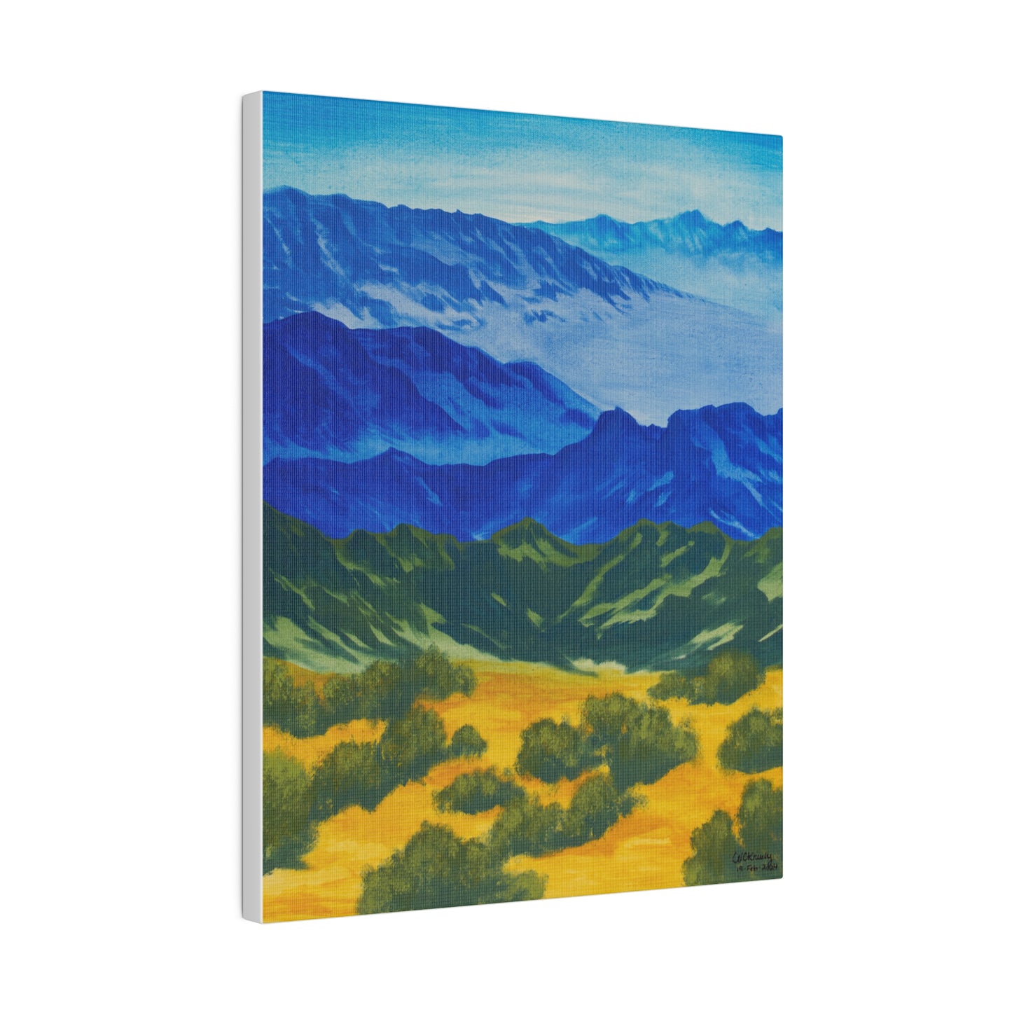 "Tucson Mountains", Matte Canvas, Stretched