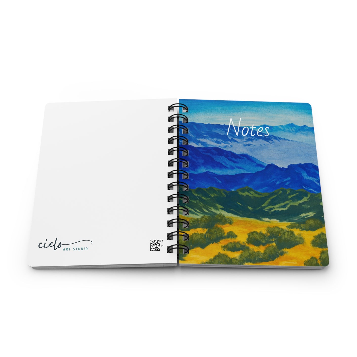 Spiral Bound Journal, "Tucson Mountains"