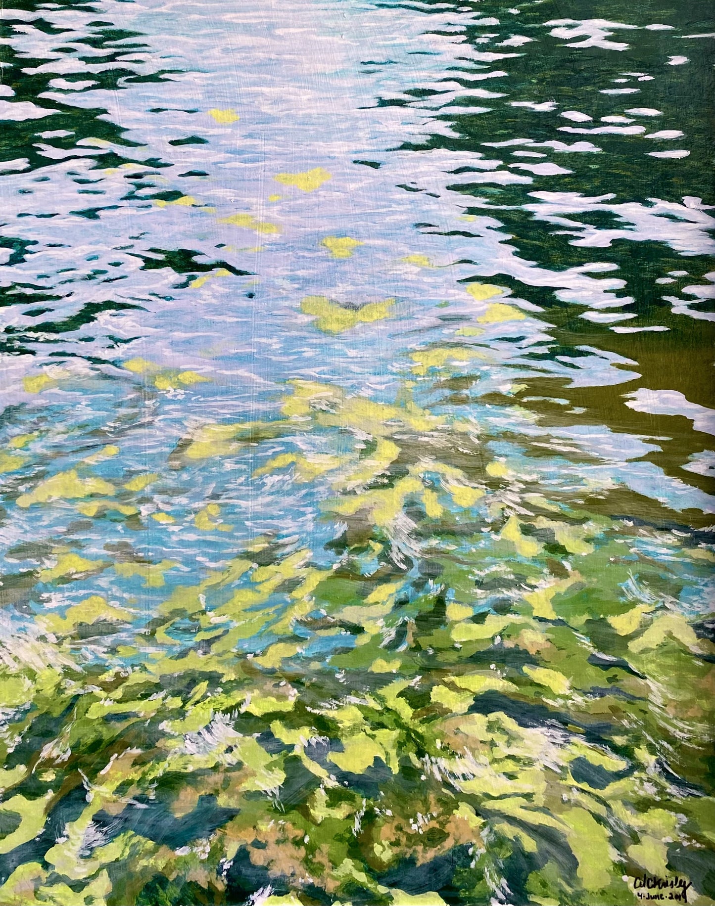 "Eau des Calanques de Cassis", Print, Signed